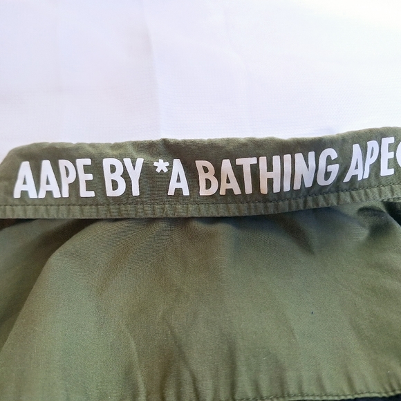 A Bathing Ape Brand " The Camo Ape" button-down short sleeve unity shirt size L. - Picture 10 of 16